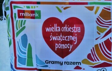 Zdjęcie plakatu Wielka Orkiestra Świątecznej Pomocy.