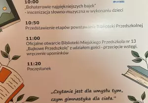 Program otwarcia biblioteki
