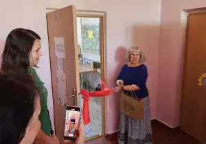 Przecięcie wstęgi.