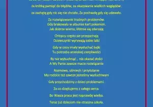 Życzenia od Rodzic&oacute;w