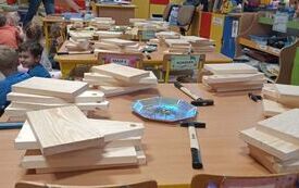 Zdjęcie materiał&oacute;w do tworzenia skrzynek drewnianych