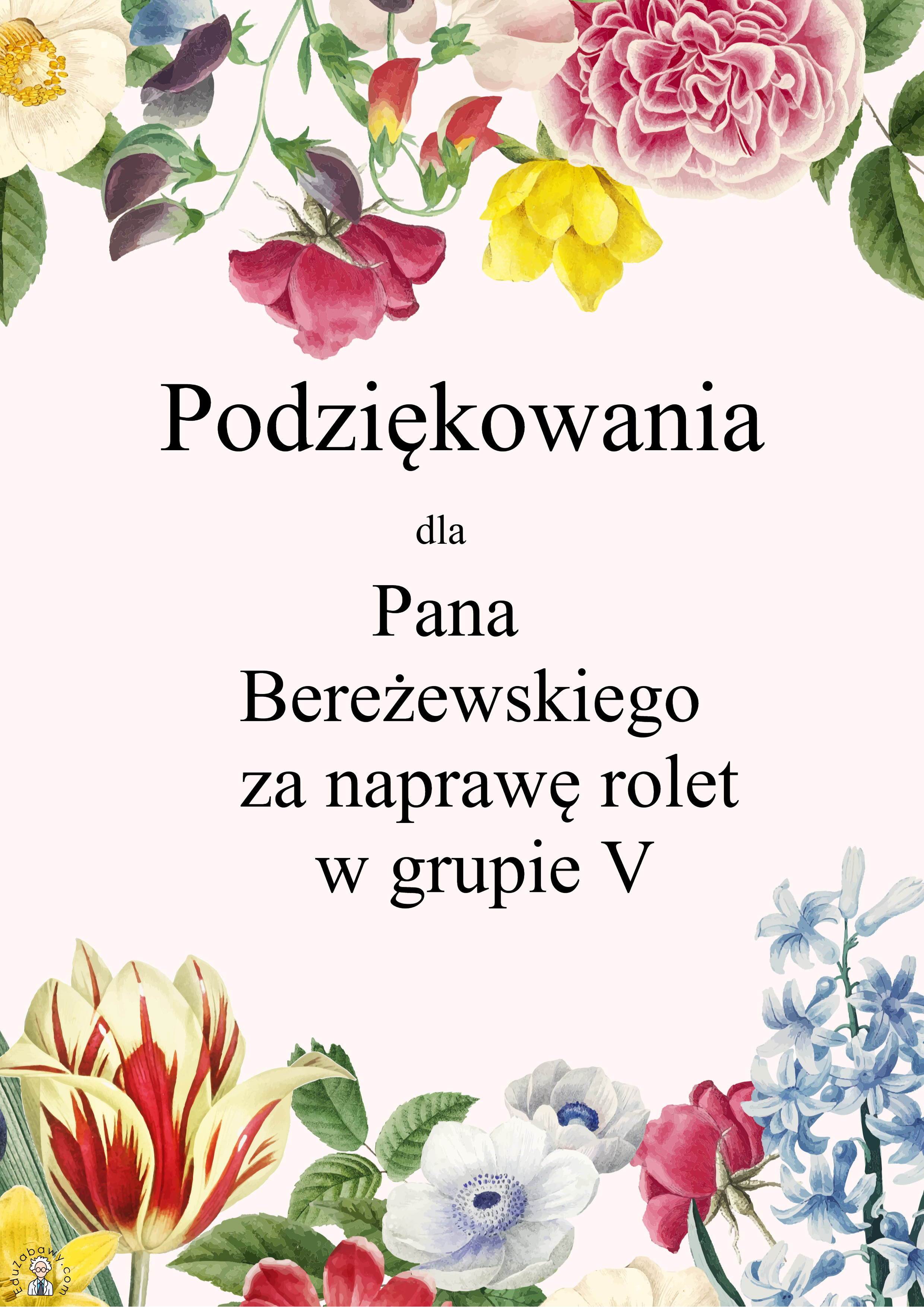 Podziękowania