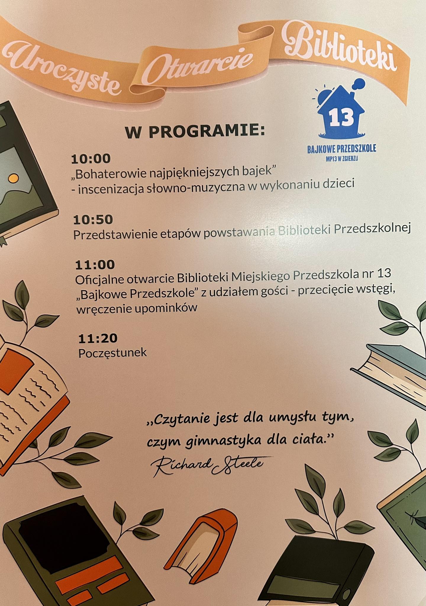 Program otwarcia biblioteki