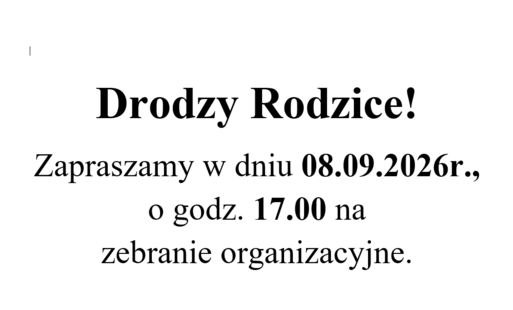 Zdjęcie do Zebranie organizacyjne